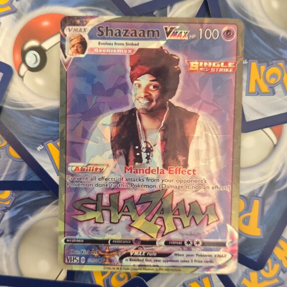 Shazam Pokemon Card - Sinbad - Picture 1 of 8